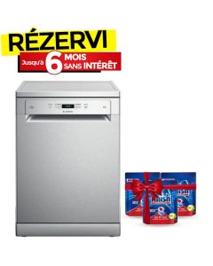 Lave Vaisselle ARISTON 14 Couverts LFC3C33WFX + 3x Paquets FINISIH 