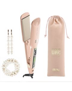 Lisseur Cheveux DSP LED Numérique Rose