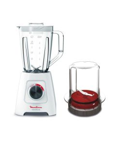 Blender MOULINEX LM422125 600 Watts + Moulin - Blanc