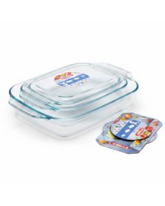 Lot de 2 Plats De Cuisson PYREX Rectangulaire SETPY2PR