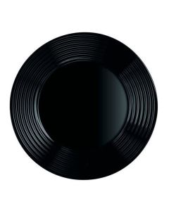 Lot De 6 Assiettes Dessert LUMINARC Harena 19 cm - Noir