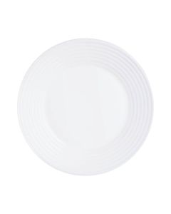 Lot De 6 Assiettes Plates LUMINARC Harena 25 cm - Blanc