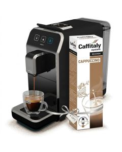 Machine à Café CAFFITALY Luna S32 Noir + 10 Capsules Offertes