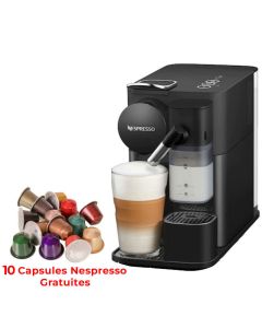 Machine à Café NESPRESSO Lattissima One - Noir