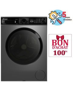 Machine à Laver ORIENT 11Kg - 1400tr - Moteur Inverter - Silver