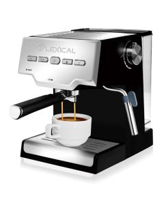 Machine à Café Expresso LEXICAL LEM0603 850W - Chrome