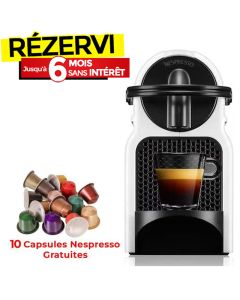 Machine à Café NESPRESSO Inissia D40 1200W - Blanc
