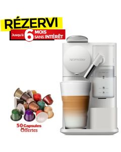Machine à Café NESPRESSO Lattissima One - Blanc