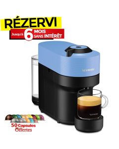 Machine à Café NESPRESSO Vertuo Pop 0.6L - Bleu
