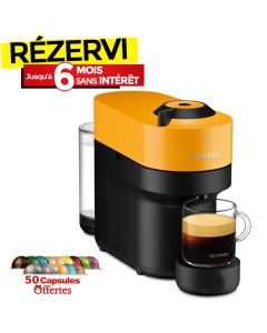 Machine à Café NESPRESSO Vertuo Pop 0.6L - Jaune