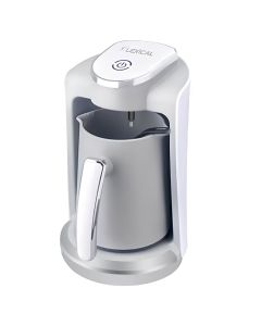 Machine à Café Turc LEXICAL LCP-0520 400W - Blanc&Gris