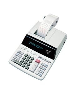 Machine à calculer SHARP EL-2607PG avec ruban - Blanc