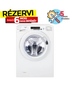 Lave Linge Frontal CANDY GVS128D3-80 8 Kg - Blanc