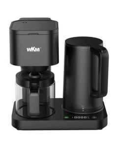 Machine à Café Et Bouilloire 2EN1 WKM 1600W - Noir