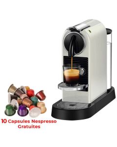 Machine à Café NESPRESSO Citiz D113 1L - Blanc