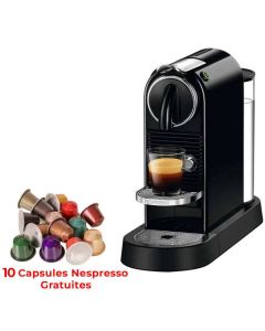 Machine à Café NESPRESSO Citiz D113 1L - Noir