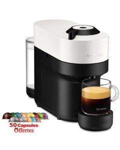 Machine à Café NESPRESSO Vertuo Pop 0.6L - Blanc