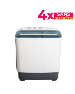 Machine à Laver Semi-Automatique BIOLUX DT85 8Kg – Blanc