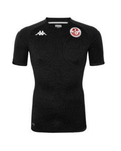 Maillot Équipe Nationale Football TUNISIE Taille L - Coupe d'Afrique 2024 Noir