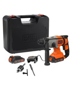 Marteau Perforateur BLACK&DECKER SDS+ 18V Sans Fil - BCD900E2K-QW