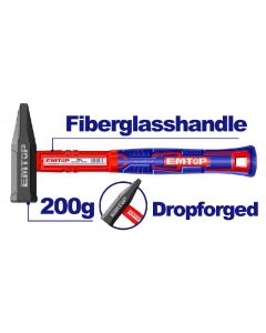 Marteau EMTOP 200g Antiderapant Fibre de Verre - Chez Mytek