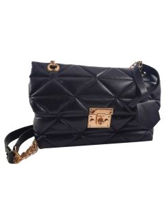 Sac Bandoulière MODALINE Mary avec Chaine - Noir & Gold