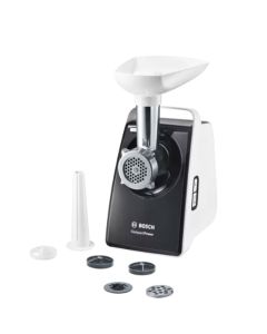 Hachoir A Viande BOSCH 500W Avec Accessoires - Inox&Noir