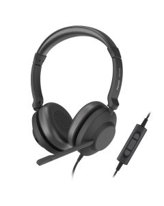 Micro Casque Filaire AXTEL ONE DUO USB - Noir