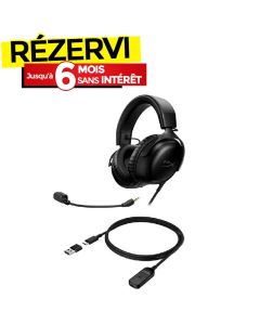 Micro Casque Filaire Gamer HyperX CLOUD III - Noir