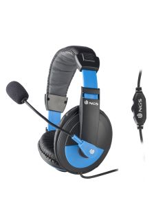 Micro Casque Filaire NGS MX9 PRO - Noir&Bleu