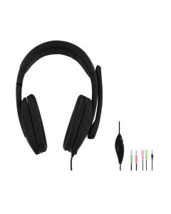 Micro casque Filaire TNB multimédia ultra confort HS-300 - Noir