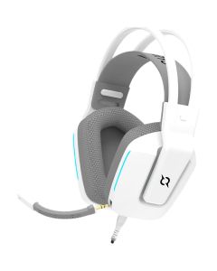 AQIRYS ALYA Blanc: Micro Casque Gamer RVB son stéréo 3D Filaire