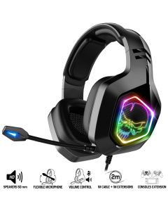 Micro Casque Gamer Filaire SPIRIT OF GAMER Elite H50 Edition RGB - Noir