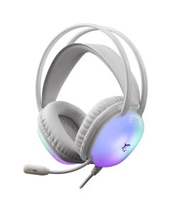 Micro Casque Gamer Filaire WHITE SHARK PEACOCK - Blanc 