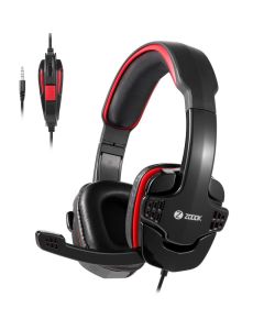 Micro Casque Gamer Filaire ZOOOK PANTHER - Noir&Rouge