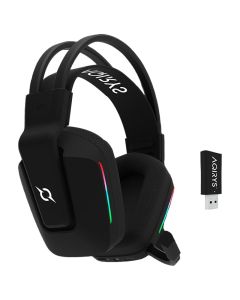 Micro Casque Gamer Sans Fil AQIRYS ALYA Stéréo 3D - Noir