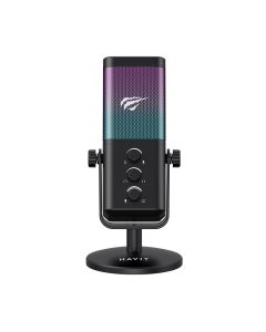Microphone Gamer Filaire HAVIT GK65 RGB Noir