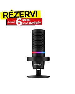Microphone Gamer Filaire HYPERX DUOCAST USB RGB - Noir
