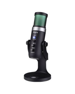 Microphone Gamer Noir JMARY MIC-PW9 RGB USB-C