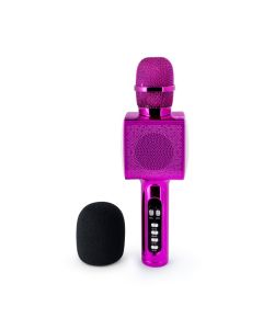 Microphone Sans Fil Rose BIGBEN karaoké PARTYBTMIC2BK