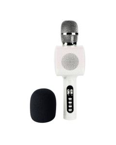 Microphone Sans Fil BIGBEN karaoké PARTYBTMIC2WH - Blanc