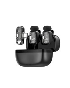 Microphone sans fil WiWU pour smartphones professionnel - Noir