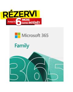 Microsoft Office 365 Famille 6 Utilisateurs / 1 an