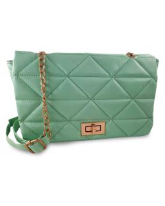 Sac Bandoulière MODALINE Milessa avec Chaine - Gold & Vert