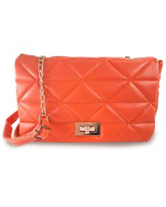 Sac Bandoulière MODALINE Milessa avec Chaine - Gold & Orange