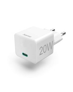 Mini Chargeur HAMA Qualcomm 20 Watts rapide - Blanc