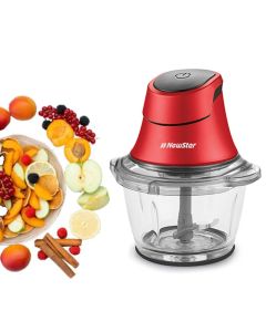 Mini Hachoir Électrique NEWSTAR G08R 600W - Rouge