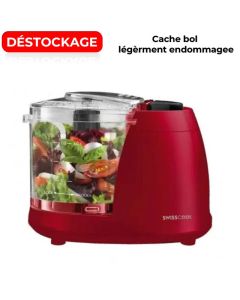 Mini Hachoir Premium Edition SWISSCOOK BL-2096-SIN 150W - Rouge