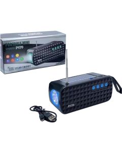 Mini radio FM de poche avec Haut Parleur HD et Lampe Torche intégrées