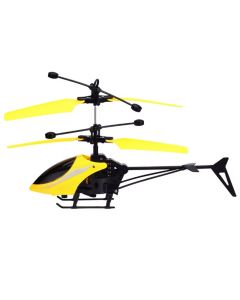 Mini Hélicoptère À Induction Pour Enfants - Jaune